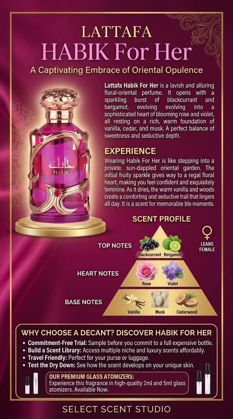 Lattafa Habik - Decant fragrance decant - Select Scent Studio