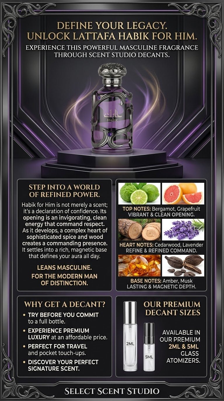 Lattafa Habik - Decant fragrance decant - Select Scent Studio