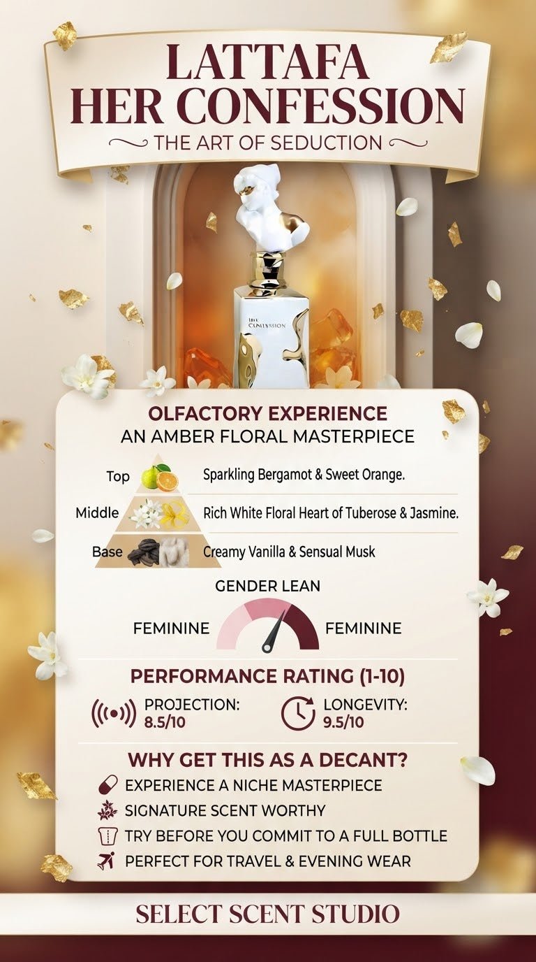 Lattafa Her Confession - Decant fragrance decant - Select Scent Studio