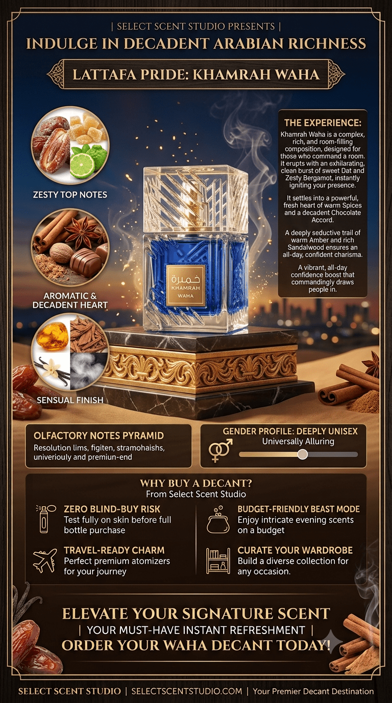 Lattafa Khamrah Waha - Decant fragrance decant - Select Scent Studio