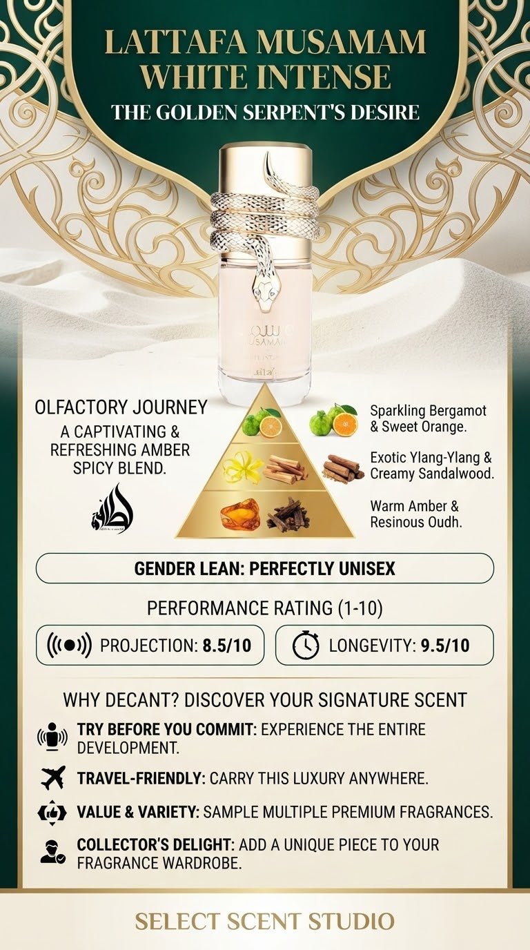 Lattafa Musamam White Intense - Decant fragrance decant - Select Scent Studio