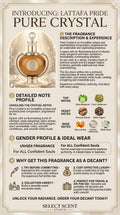 Lattafa Pride Pure Crystal - Decant fragrance decant - Select Scent Studio