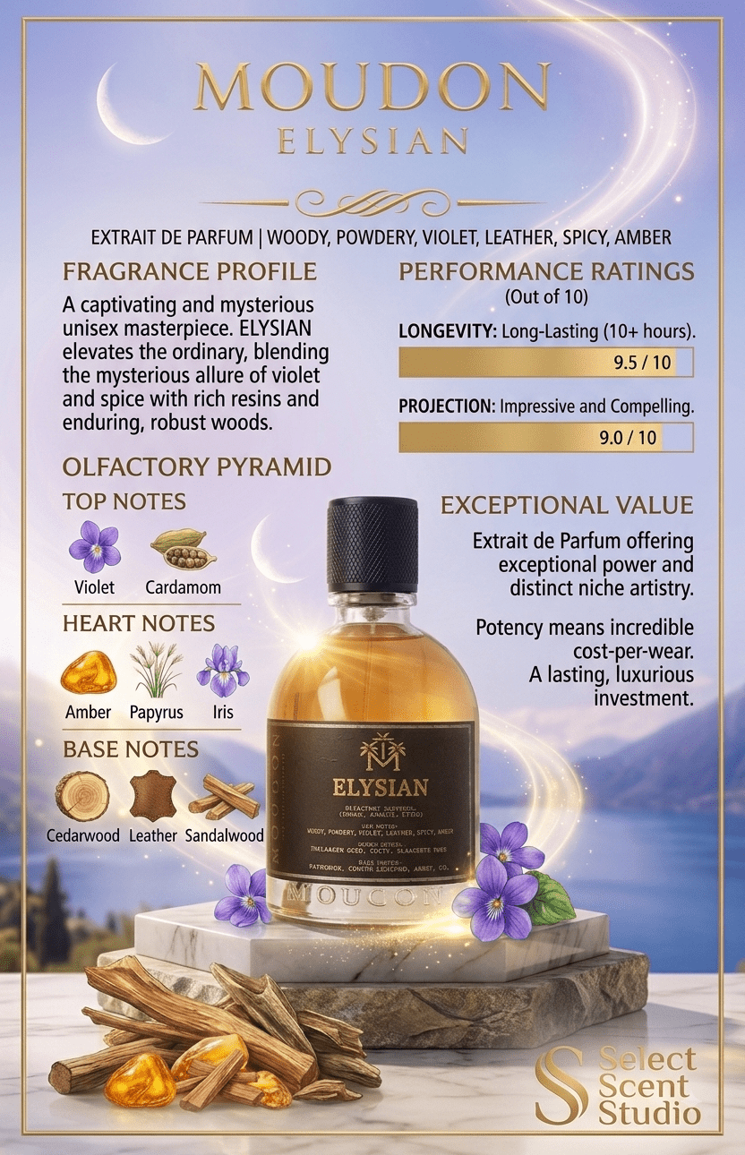 Moudon Elysian - Decant fragrance decant - Select Scent Studio
