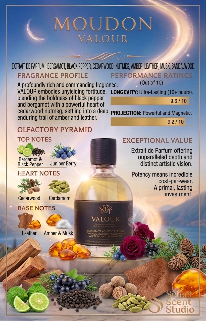 Moudon Valour - Decant fragrance decant - Select Scent Studio