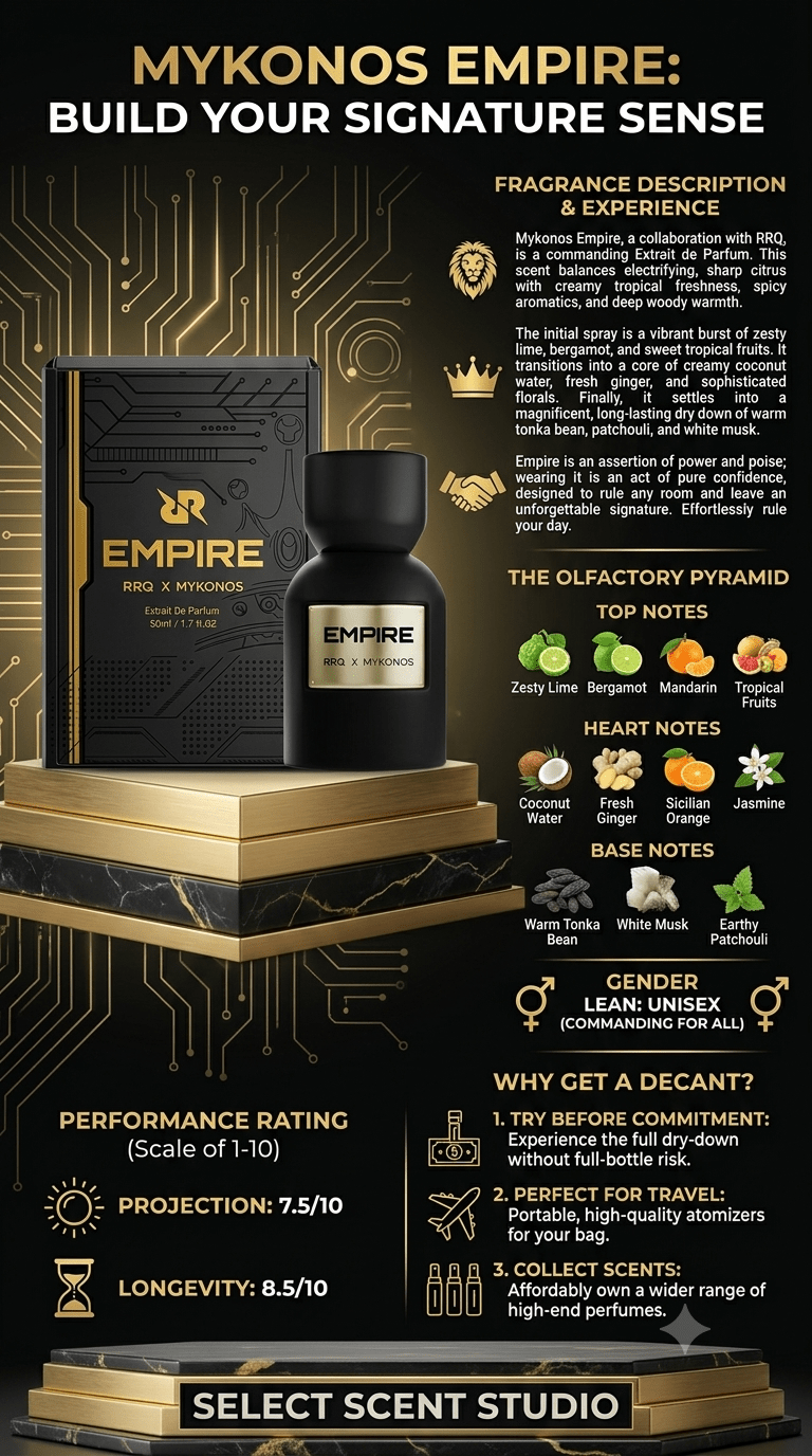 Mykonos Empire - Decant fragrance decant - Select Scent Studio