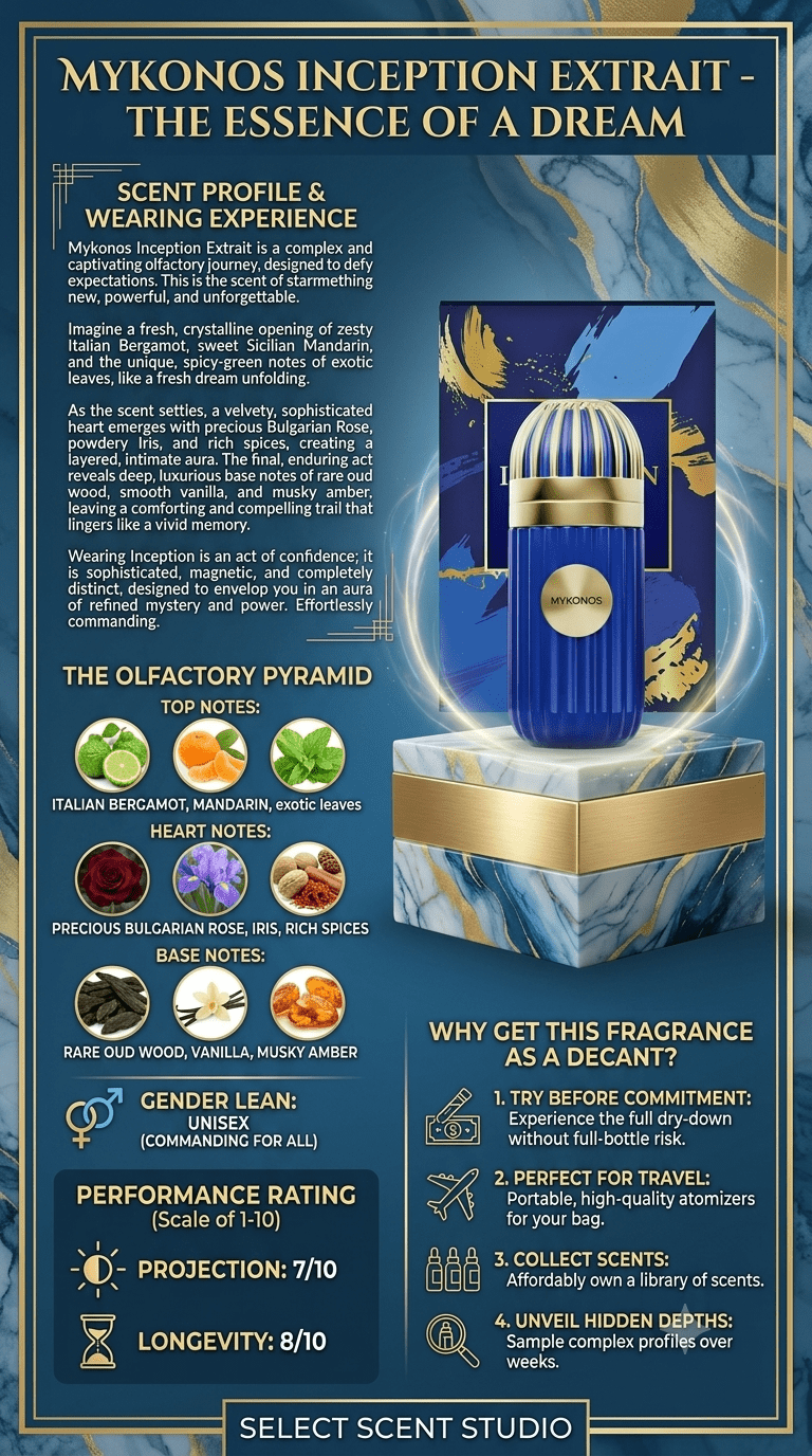 Mykonos Inception Extrait - Decant fragrance decant - Select Scent Studio