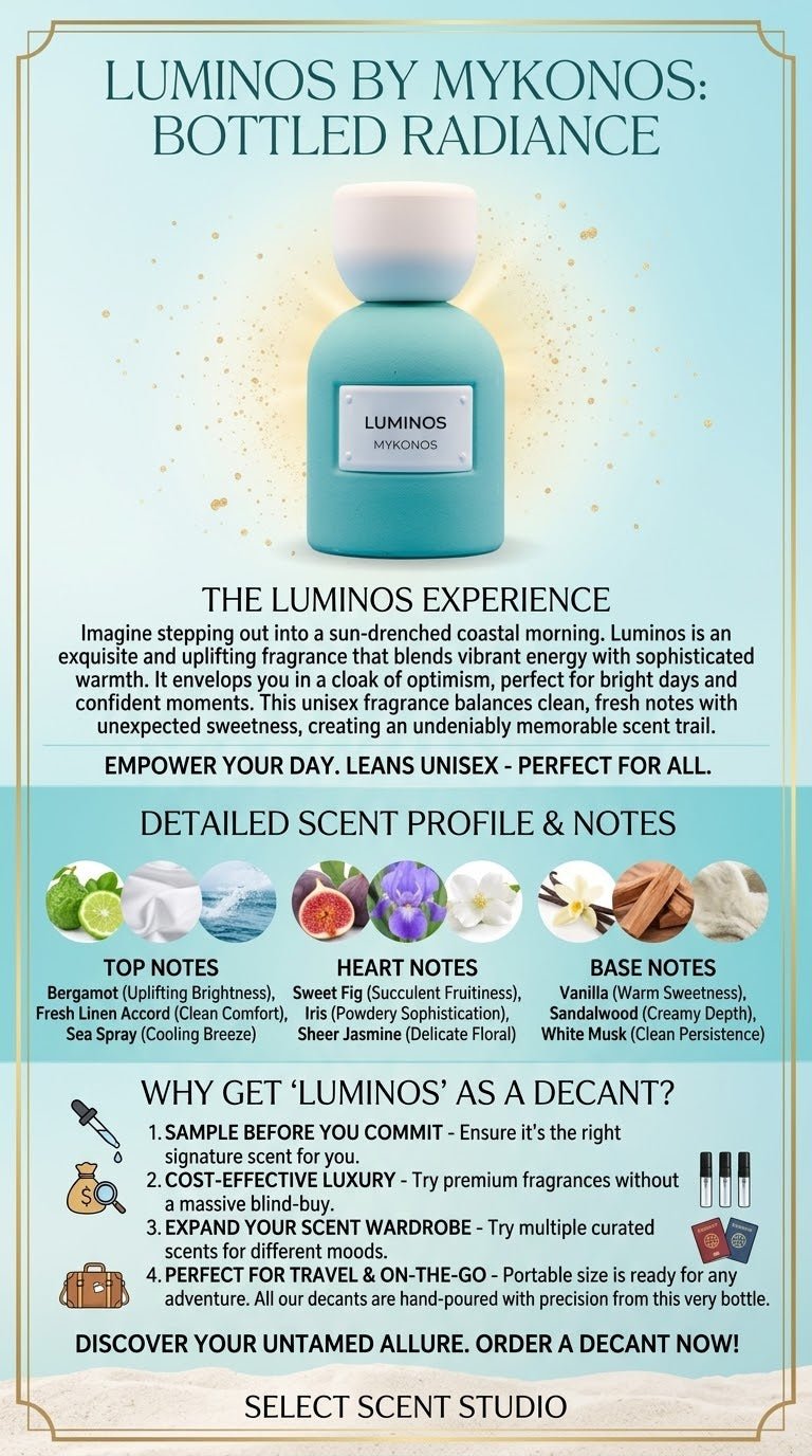 Mykonos Luminos - Decant fragrance decant - Select Scent Studio