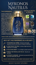 ￼ Mykonos Nautilus for Unisex - Decant fragrance decant - Select Scent Studio