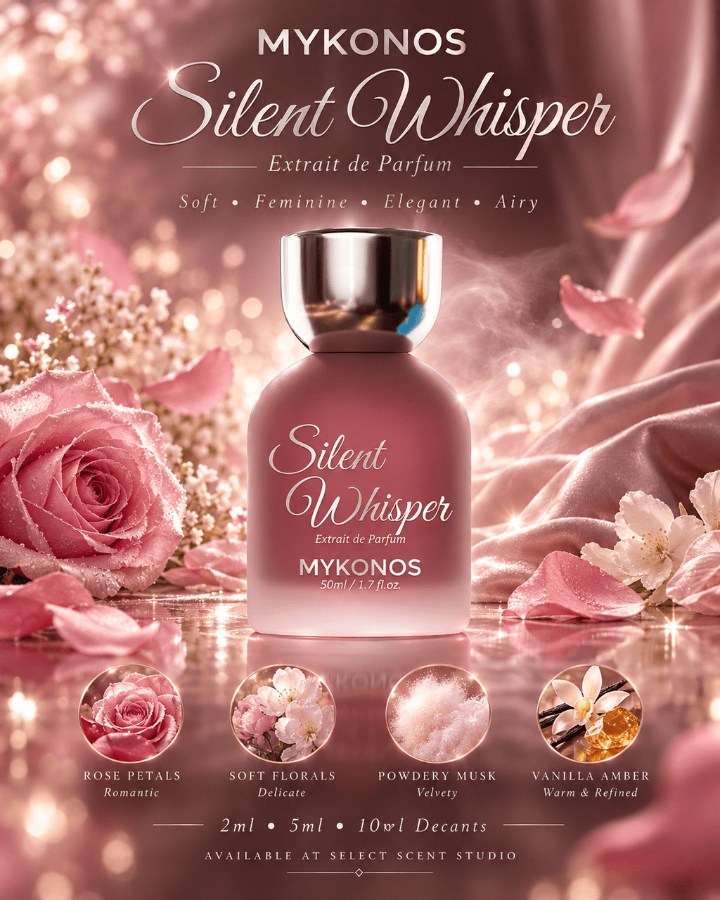Mykonos Silent Whisper Extrait de Parfum – Fragrance Decant fragrance decant - Select Scent Studio