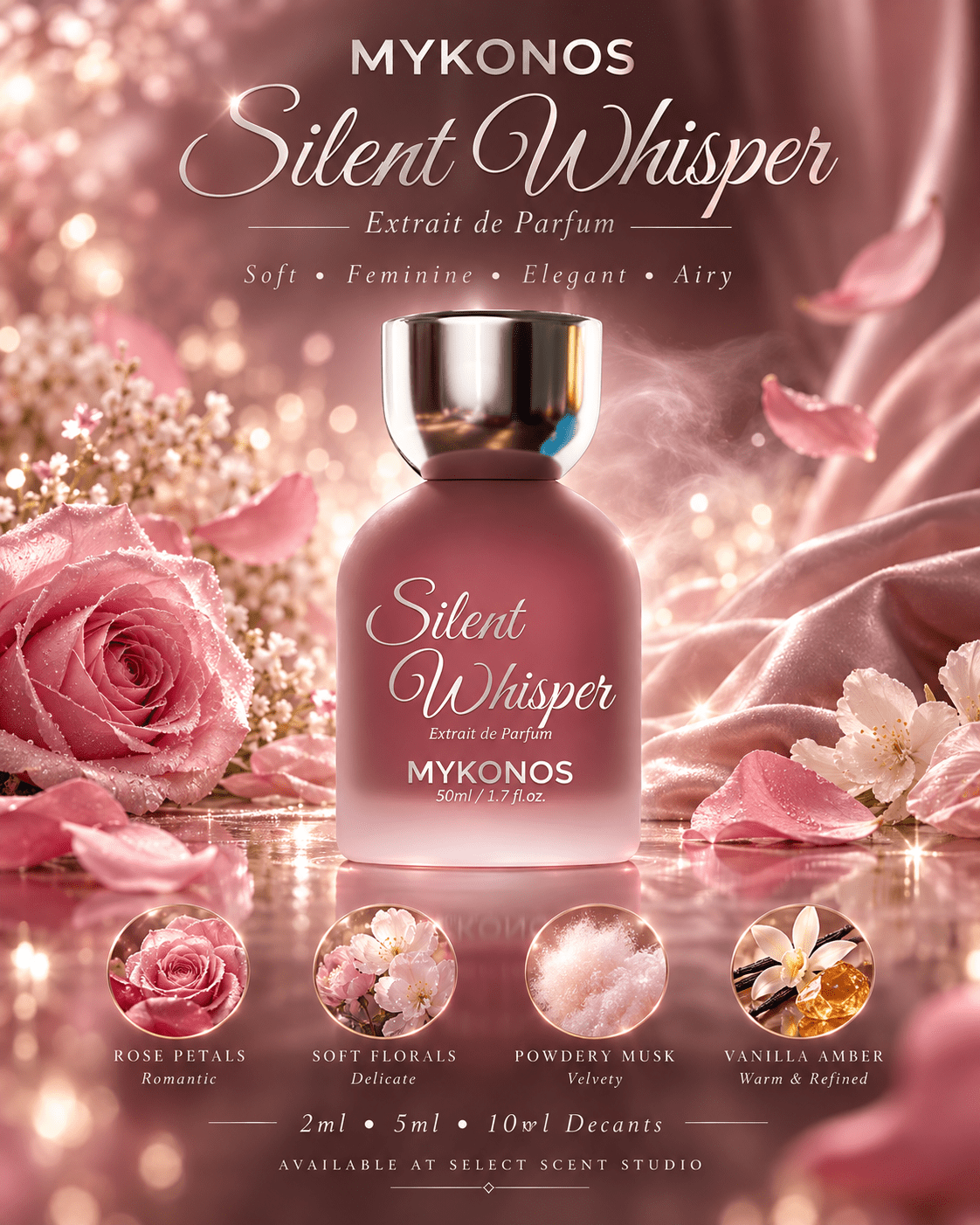 Mykonos Silent Whisper Extrait de Parfum – Fragrance Decant fragrance decant - Select Scent Studio