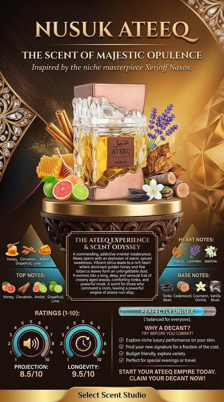 Nusuk Ateeq - Decant fragrance decant - Select Scent Studio