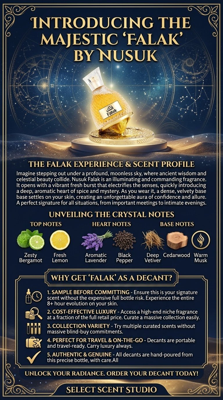 Nusuk Falak - Decant fragrance decant - Select Scent Studio