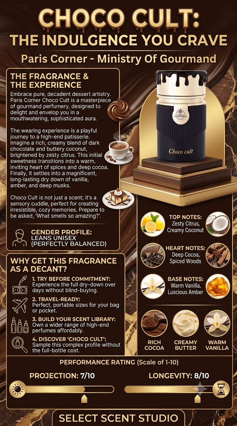 Paris Corner Choco Cult Ministry Of Gourmand - Decant fragrance decant - Select Scent Studio