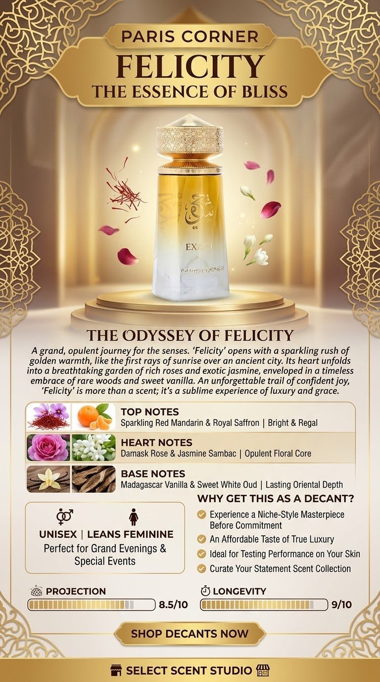 Paris Corner Khair Felicity fragrance decant - Select Scent Studio