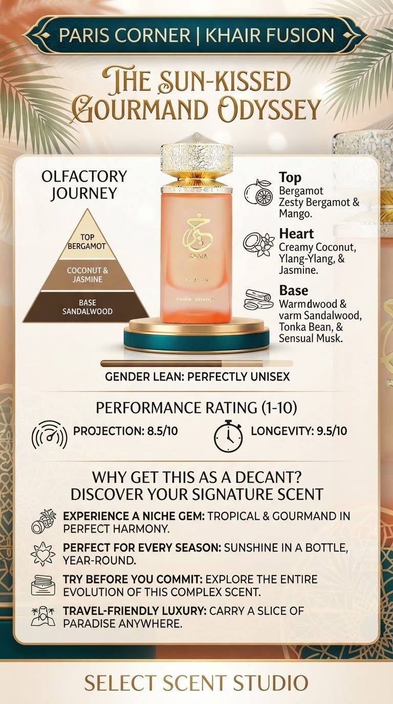 Paris Corner Khair Fusion fragrance decant - Select Scent Studio