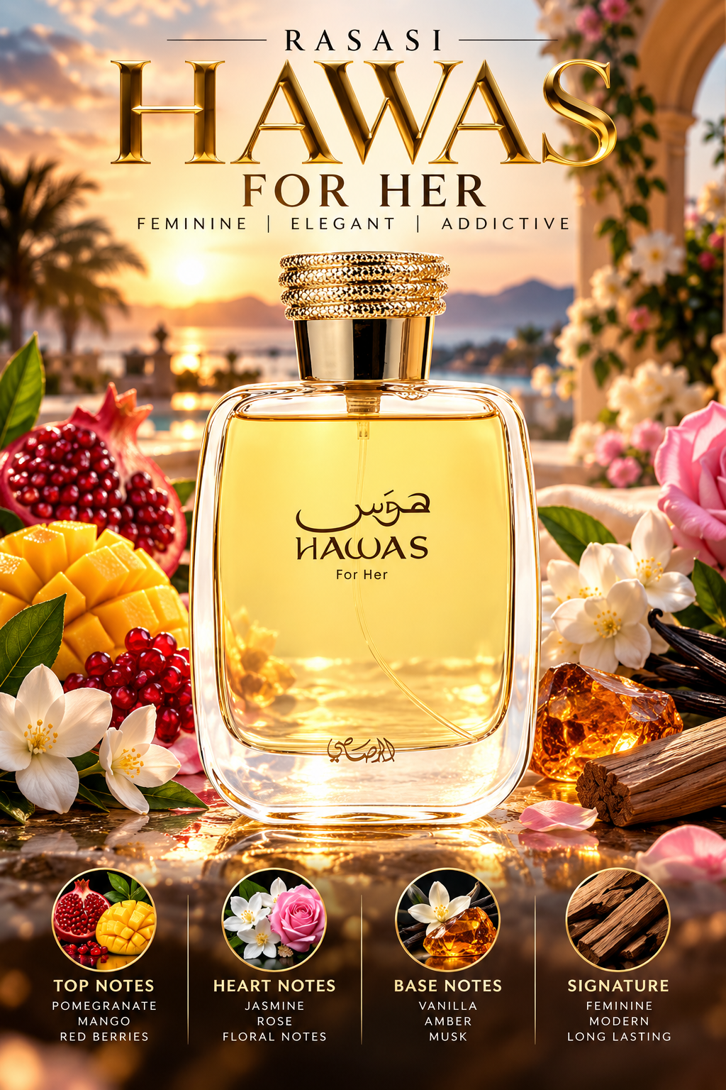 Rasasi Hawas For Her – Eau de Parfum - Decant fragrance decant - Select Scent Studio