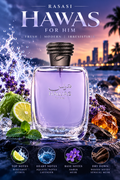 Rasasi Hawas For Him – Eau de Parfum - Decant fragrance decant - Select Scent Studio
