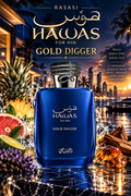 Rasasi Hawas Gold Digger - Decant fragrance decant - Select Scent Studio
