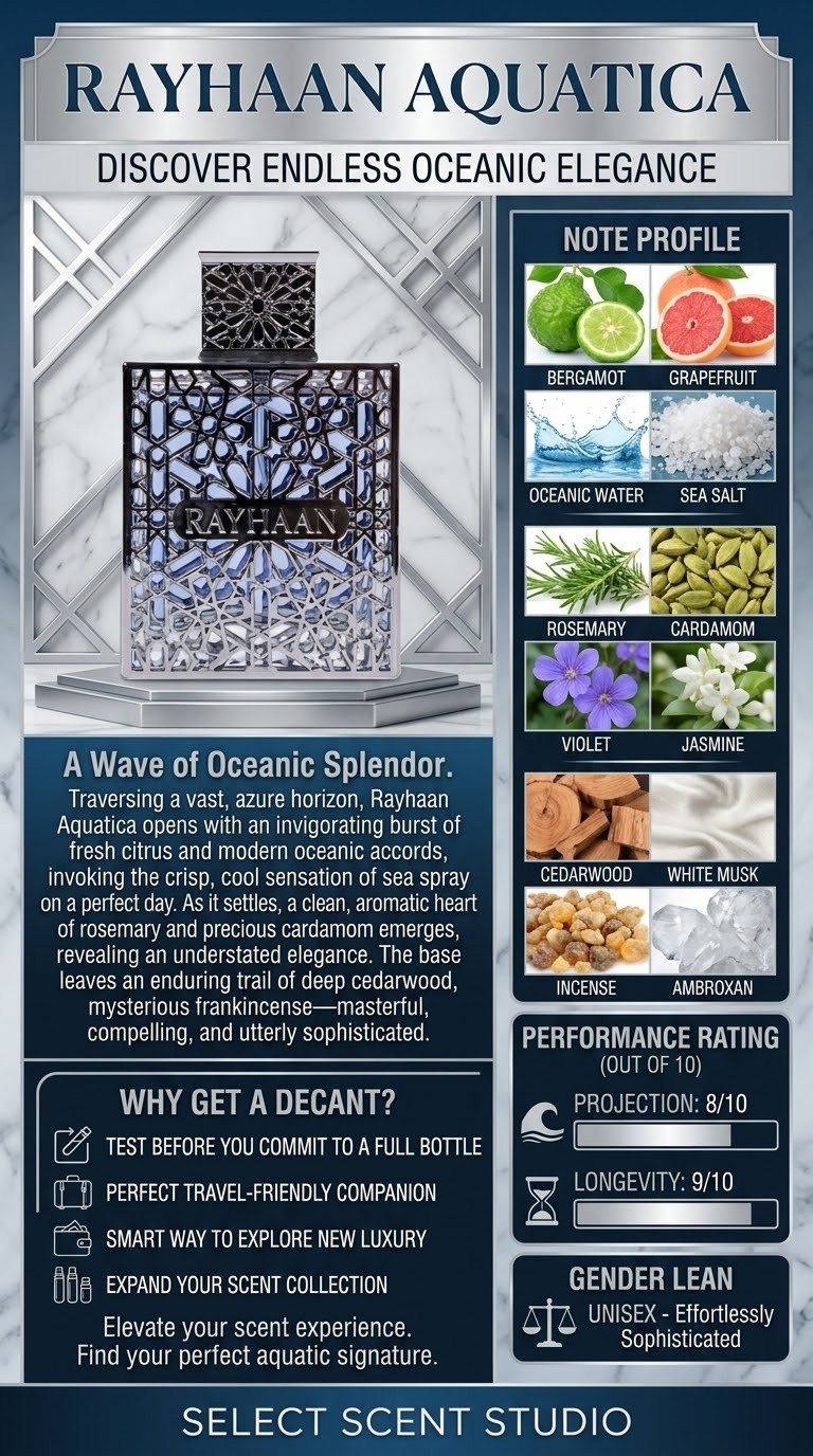 Rayhaan Aquatica - Decant fragrance decant - Select Scent Studio