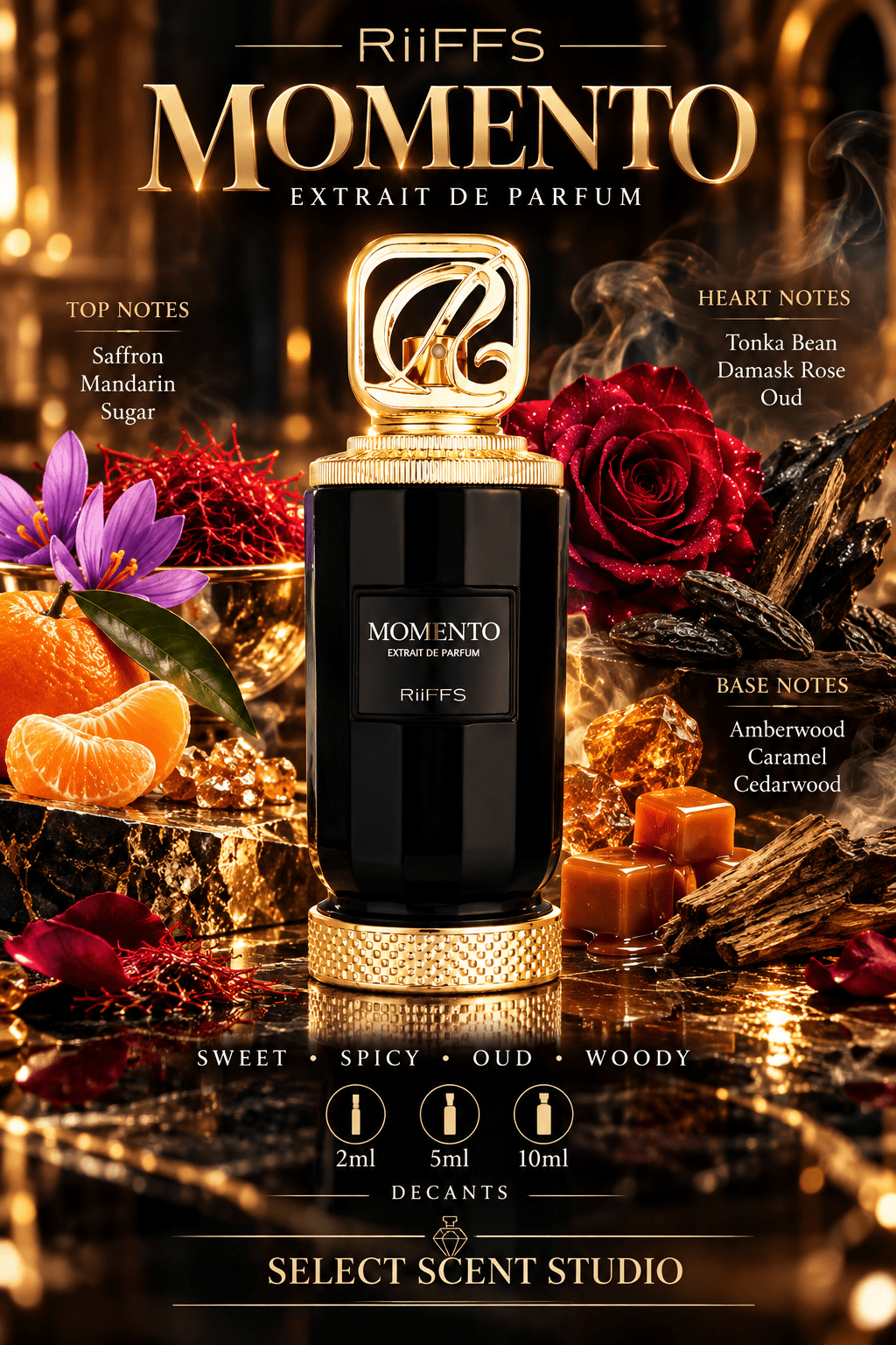 RIIFFS Momento Extrait de Parfum – Fragrance Decant fragrance decant - Select Scent Studio