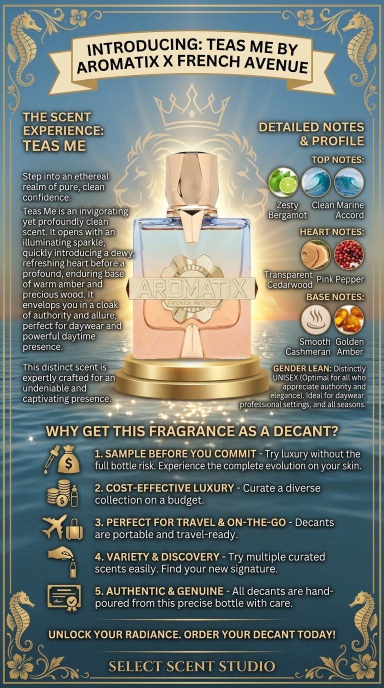 Teas Me by Aromatix X French Avenue - Decant fragrance decant - Select Scent Studio