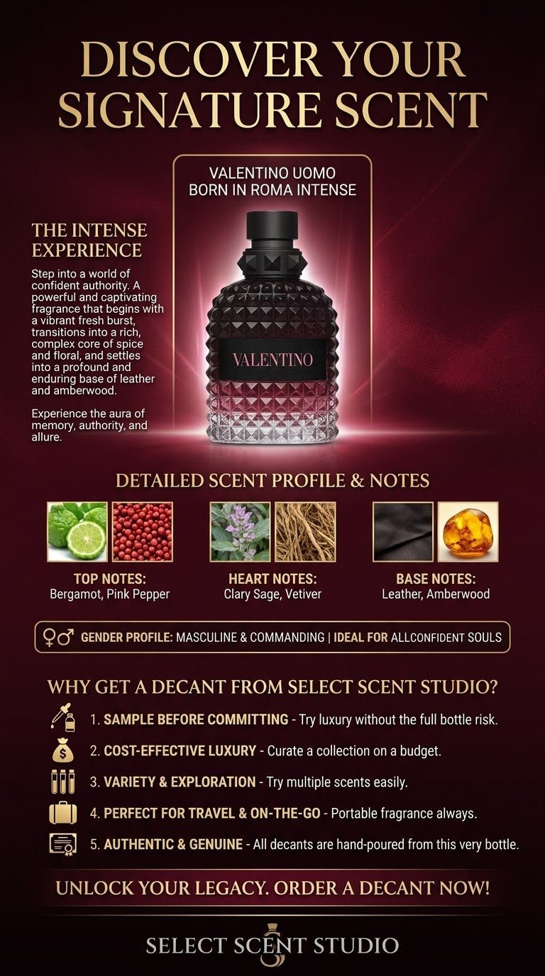 Valentino Born in Roma Intense - Decant fragrance decant - Select Scent Studio