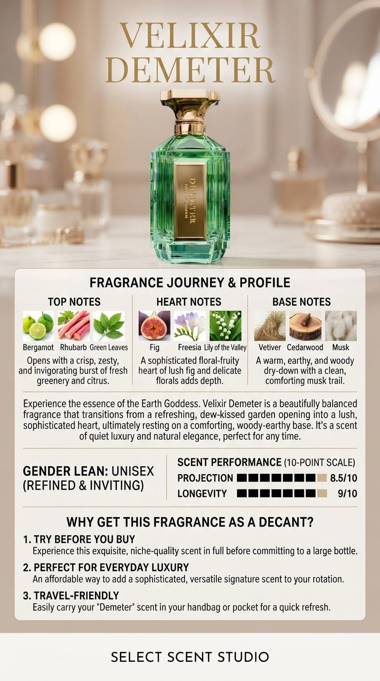 Velixir Demeter - Decant fragrance decant - Select Scent Studio