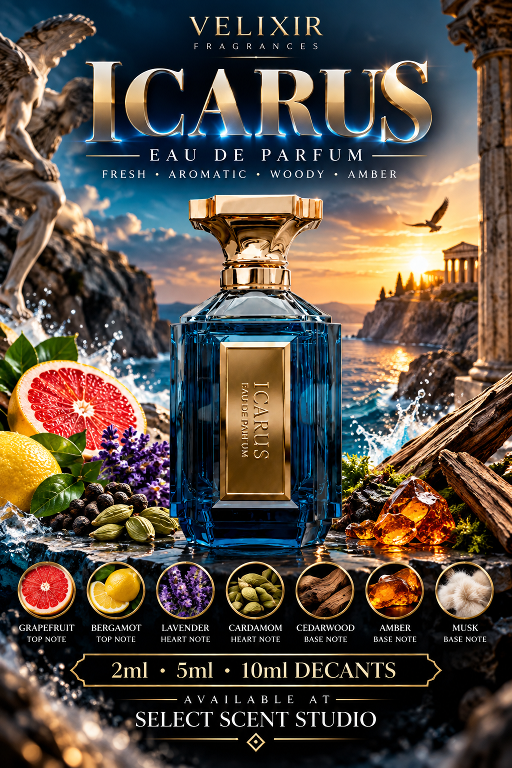 Velixir Icarus - Fragrance Decant fragrance decant - Select Scent Studio